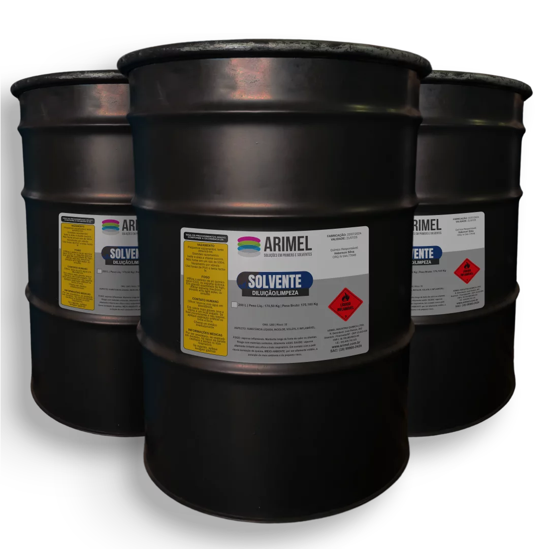 Solvente para Limpeza Tambor 200 Litros
